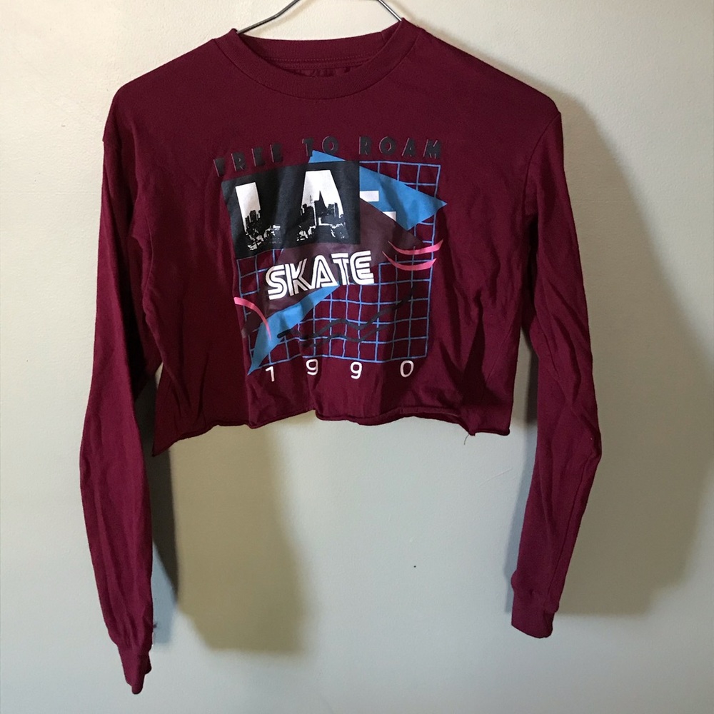 Free To Roam Skate Crop Top
